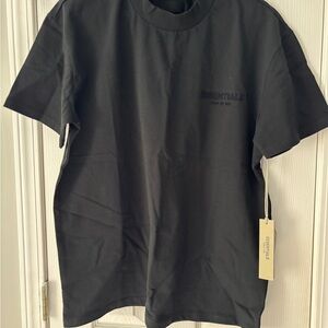 Essentials Charcoal Black Short Sleeve Tee